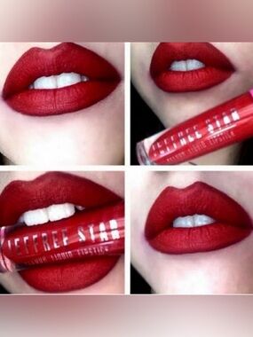 NIB Jeffree Star Cut Throat Bold Red Liquid Lipstick